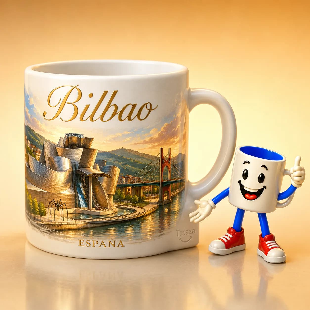 Regalo personalizado de Bilbao con el Guggenheim — Regalotes