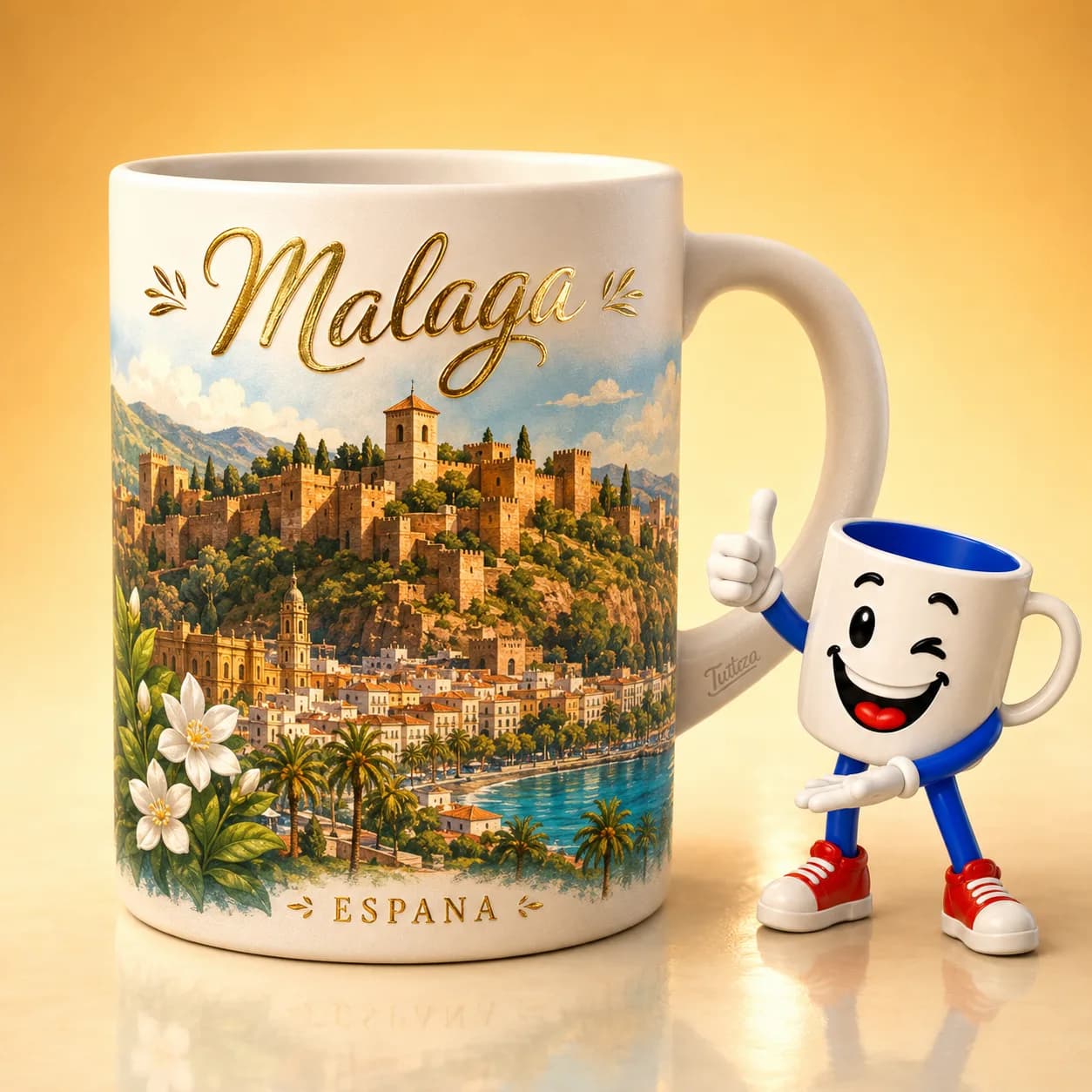 Regalo personalizado de Málaga con la Alcazaba — Regalotes