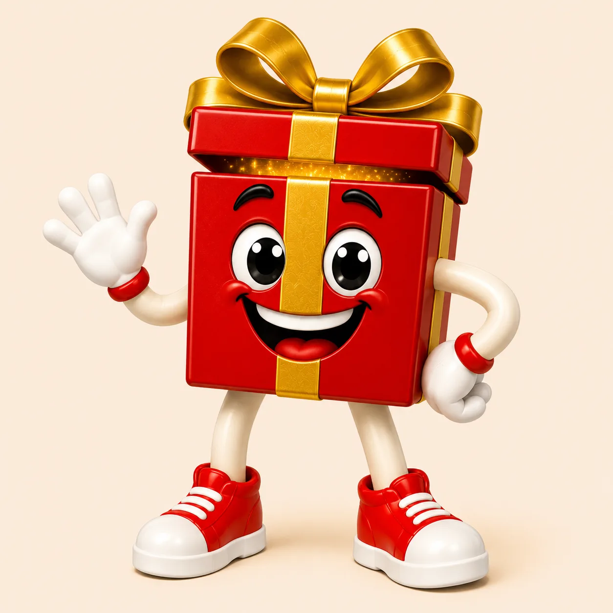 Regalito saludando