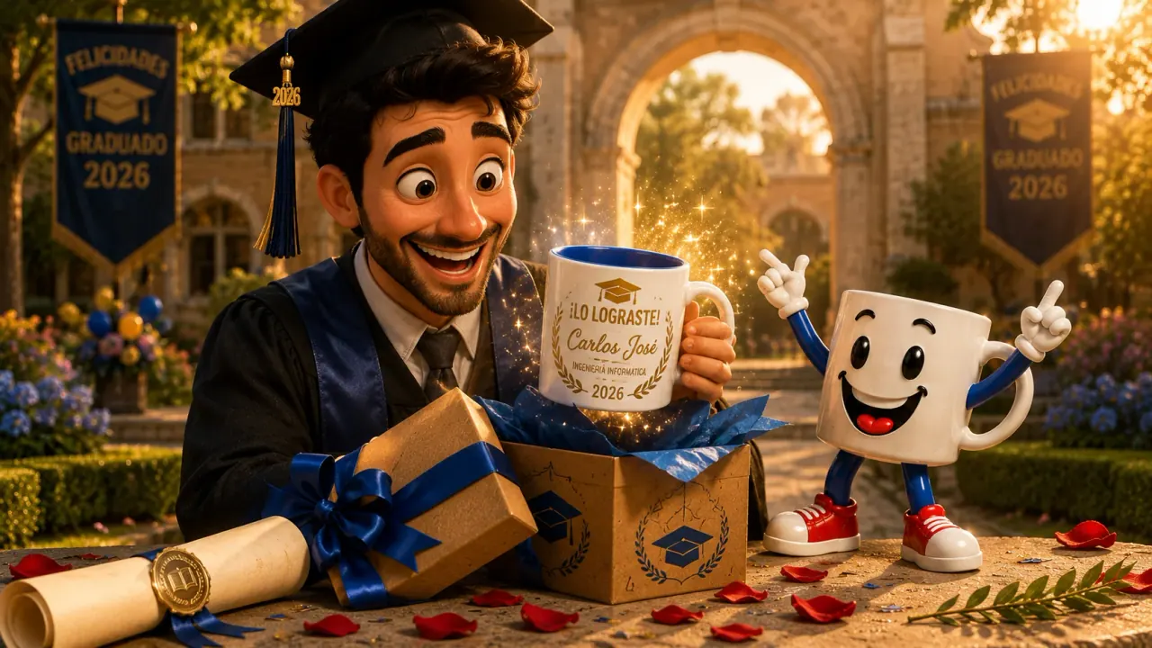 Regalos de graduación que aguantan más que el birrete: 6 ideas con foto, fecha y orgullo