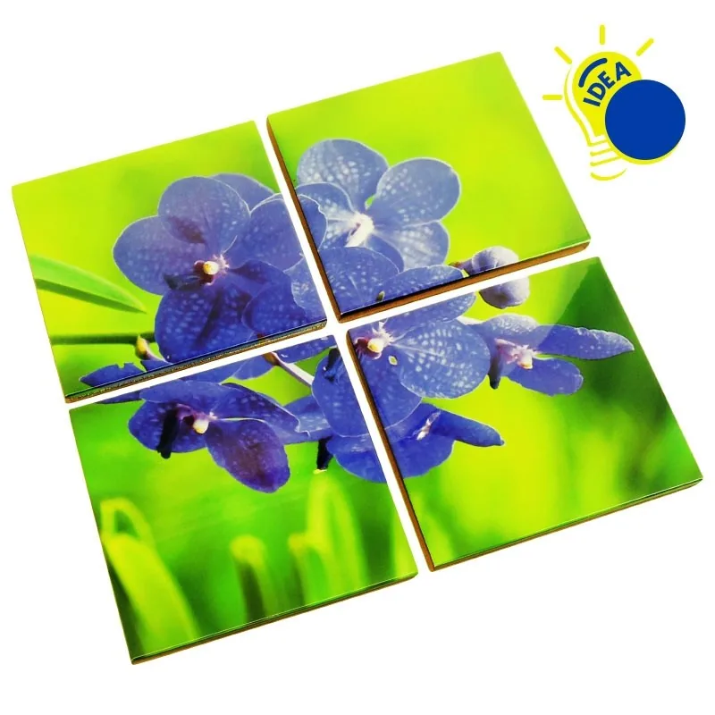 Azulejos cuadrados de uso decorativo personalizada con foto o logo