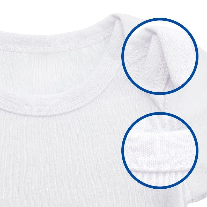 Body infantil manga corta personalizada — vista 3