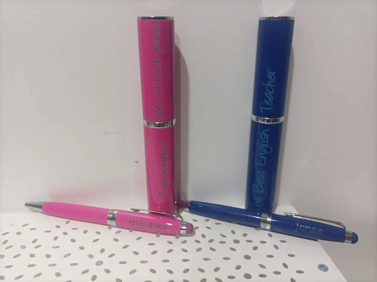 Boligrafo metal personalizada con foto o logo