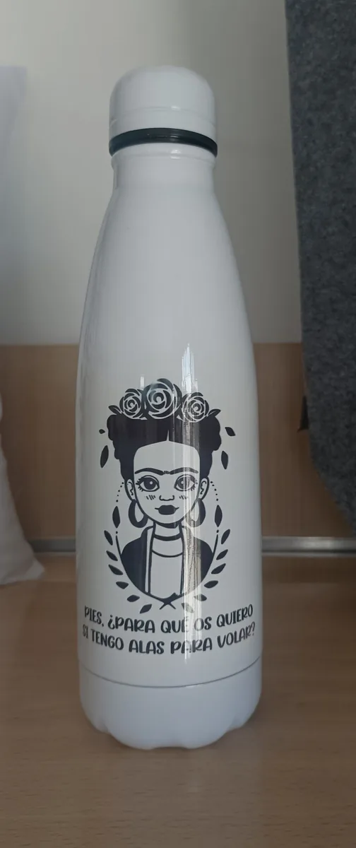 Botella térmica personalizada con foto o logo