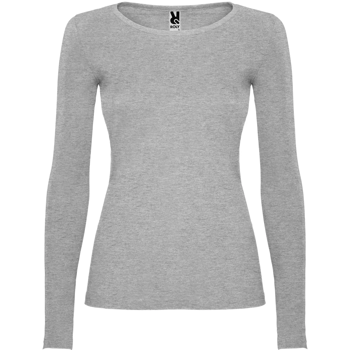Camiseta mujer manga larga personalizada con foto o logo