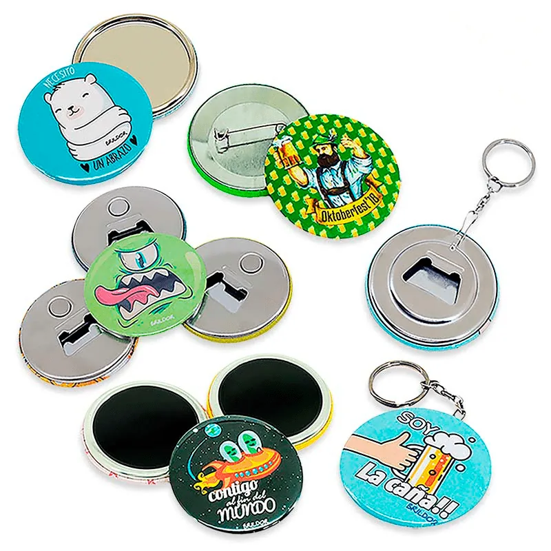 Chapas redondas personalizada — vista 2
