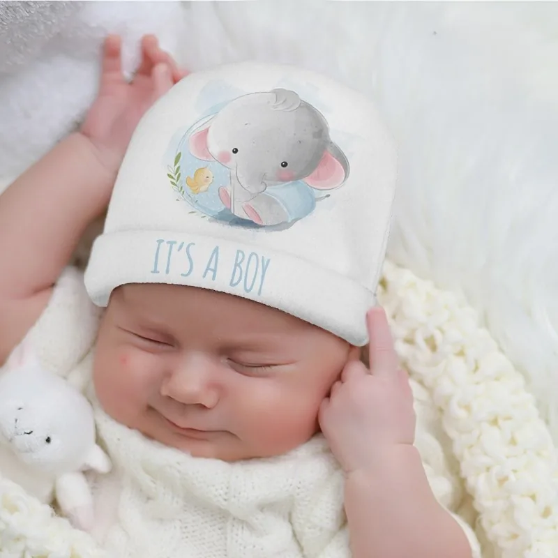 Gorro de bebé personalizable personalizada — vista 3