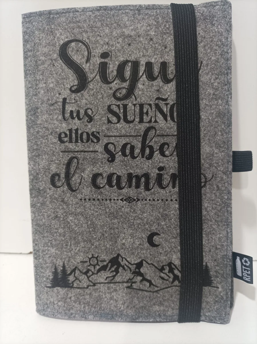 Libreta de tela personalizada con foto o logo