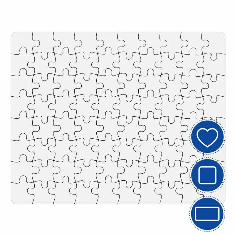 Puzzles de cartón personalizados personalizada — vista 4