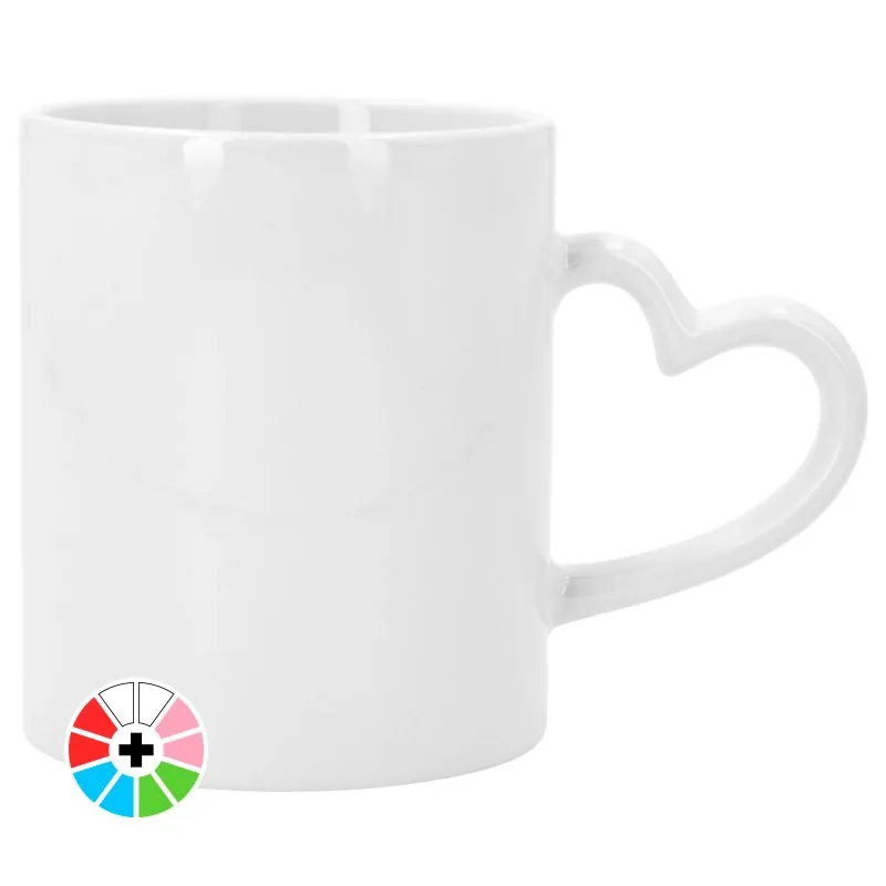 Taza Asa Corazón personalizada con foto o logo