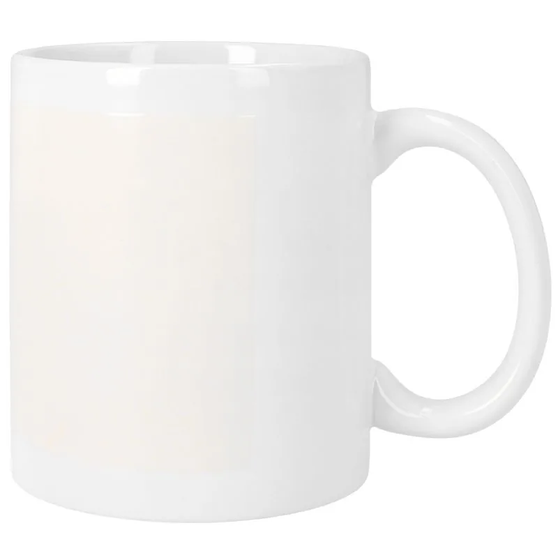Taza blanca personalizada con foto o logo