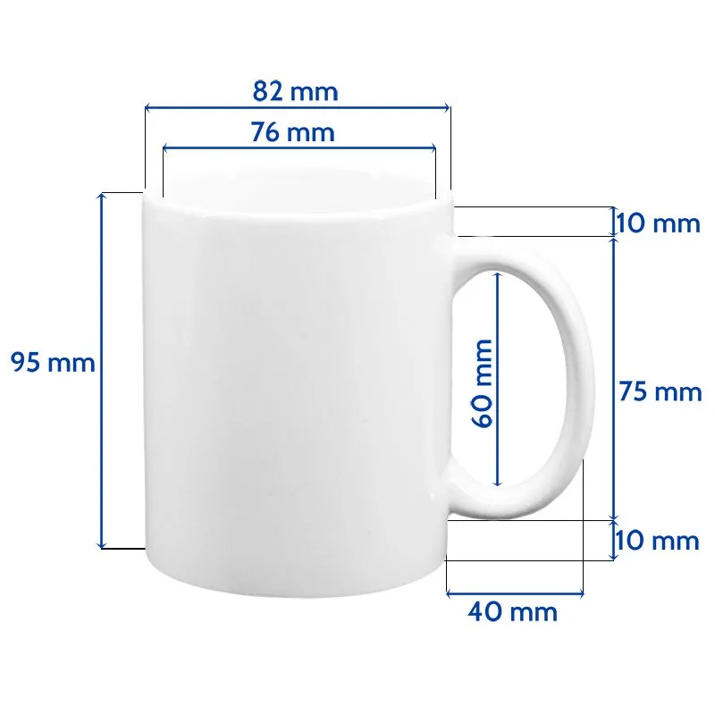 Taza blanca personalizada — vista 4