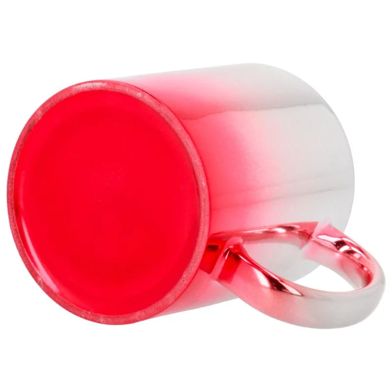 Taza degradado metalizado personalizada — vista 2