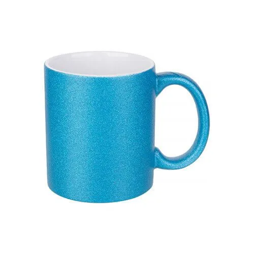 Taza Purpurina personalizada con foto o logo